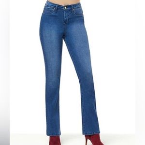 IMAN Platinum premium stretch denim boot cut jean